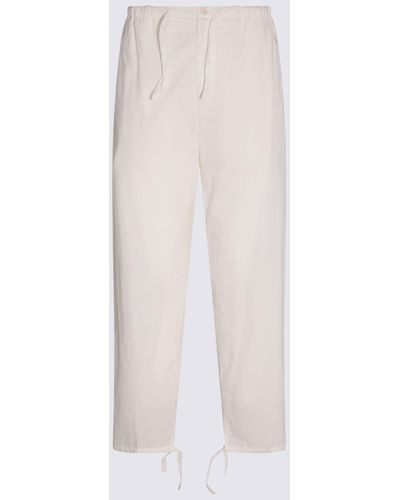 Dries Van Noten Cotton Trousers - White