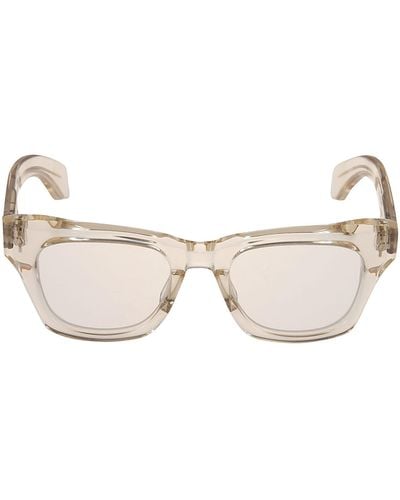 Jacques Marie Mage Square Lens Transparent Glasses - Natural