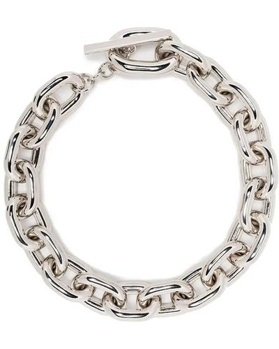 Rabanne Xl Link Necklace - Metallic
