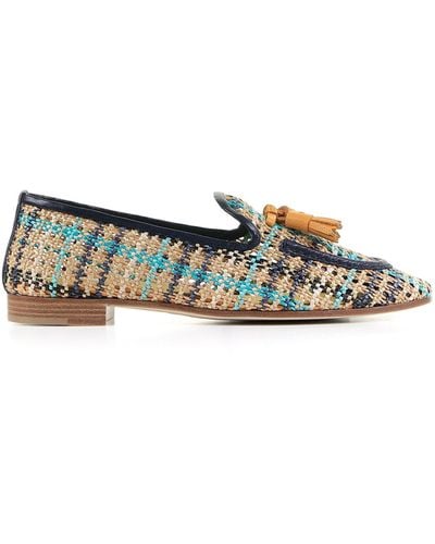 Fratelli Rossetti Loafer In Woven Leather - Multicolour