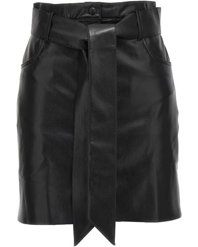 Nanushka 'meda' Miniskirt - Black