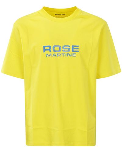 Martine Rose Classic T-Shirt - Yellow