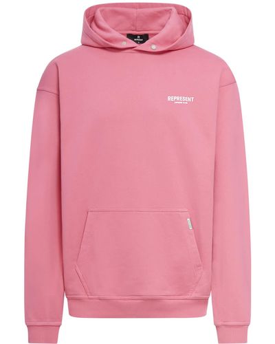 Represent Hoodies Sweatshirt - Pink