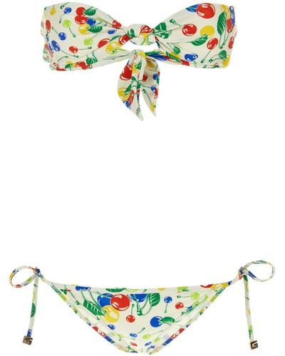Gucci Printed Stretch Nylon Bikini - Multicolour