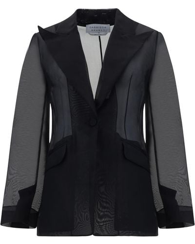 Gabriela Hearst Leiva Blazer Jacket - Black