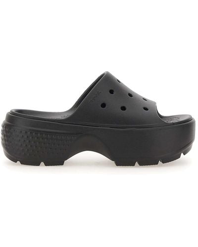 Crocs™ Stomp Slide Sandals - White