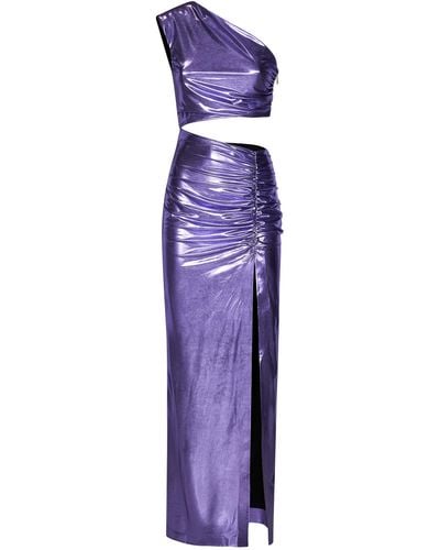 Amen Long Dress - Purple