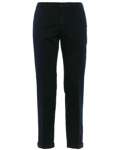 Prada Cotton Gabardine Trousers - Black