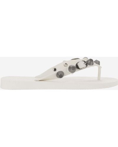 Balenciaga Cagole Sandals - Metallic