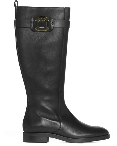 See By Chloé Chany Leather Boots - Black