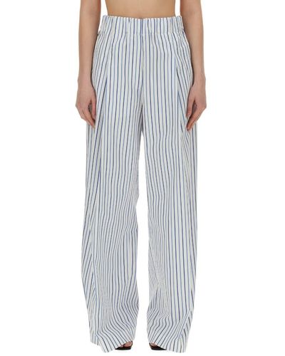 Dries Van Noten Relaxed Fit Trousers - Blue