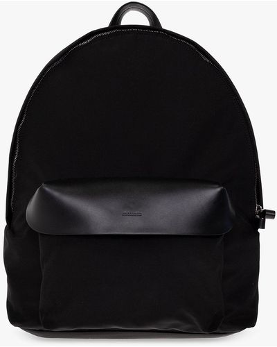 Jil Sander Backpack With Pocket - Black
