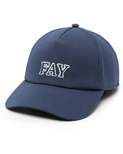 Fay Cotton Baseball Cap - Blue