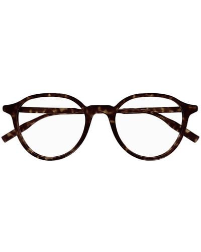 Montblanc Mb0291O Linea Snowcap Eyeglasses - Brown