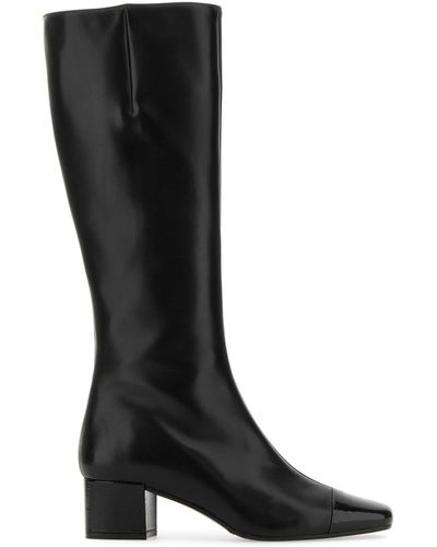 CAREL PARIS Leather Malaga Boots - Black