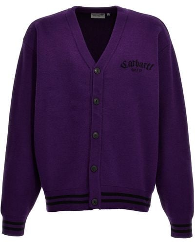 Carhartt Onyx Sweater, Cardigans - Purple