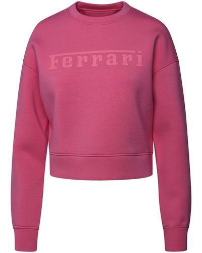 Ferrari Scuba Viscose Sweatshirt - Pink