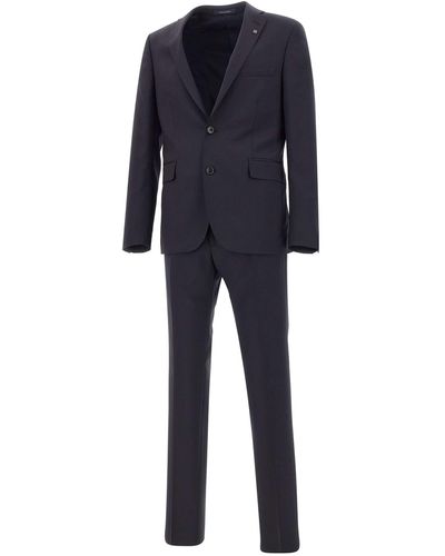 Tagliatore Two-Piece Suit Cool Super 110S - Blue
