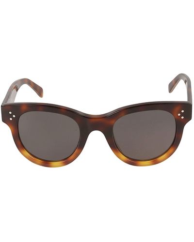 Celine Geometric Sunglasses - Brown