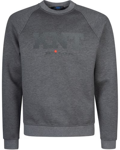 Kiton Knt Logo Sweater - Gray