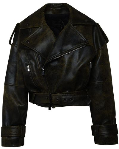 ANDAMANE Nova Two-Tone Polyester Jacket - Black