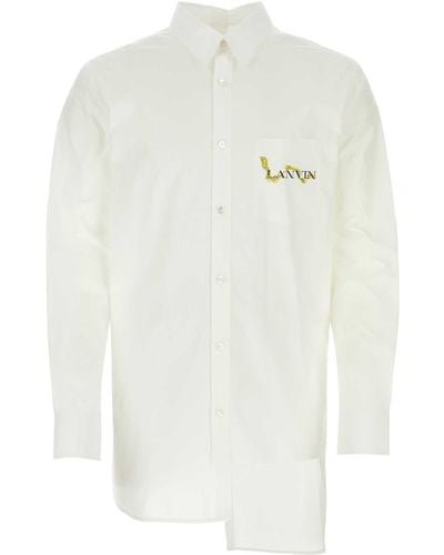 Lanvin Poplin Shirt - White