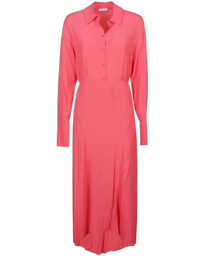 Patrizia Pepe Long Sleeve Dress - Pink