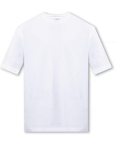 Ferragamo Short-Sleeved Crewneck T-Shirt - White