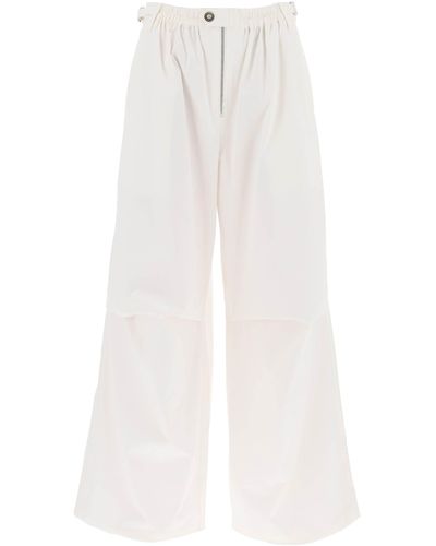 Dion Lee Oversized Parachute Pants - White