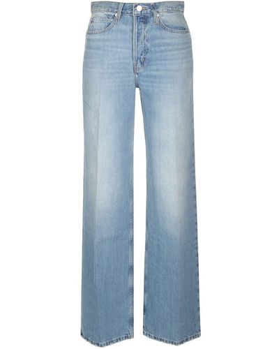 FRAME The 1978 High-Waist Wide-Leg Jeans - Blue