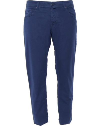 Jacob Cohen Elegant 5 Pocket Trousers - Blue
