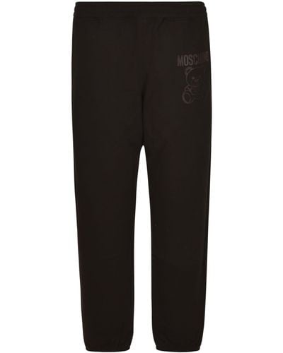 Moschino Bear Logo Track Trousers - Black