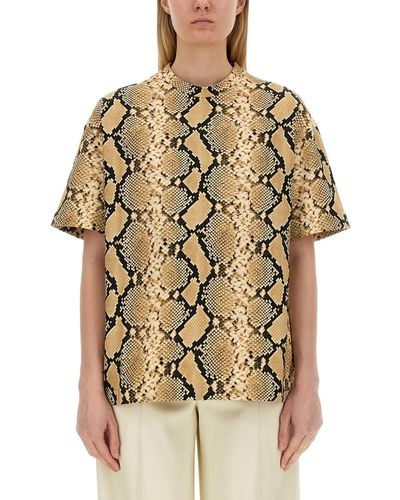 Jil Sander Oversize Cotton T-Shirt - Natural
