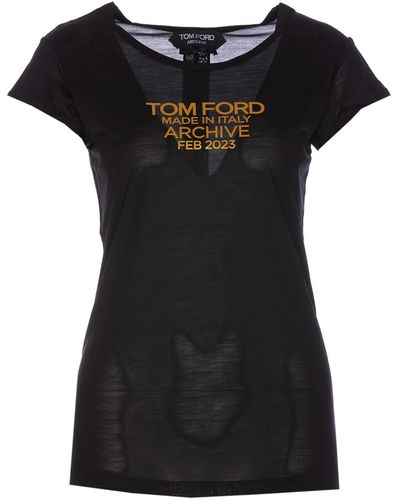 Tom Ford T-shirts And Polos - Black