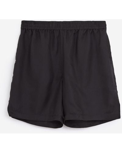 sunflower Silk Shorts Shorts - Black