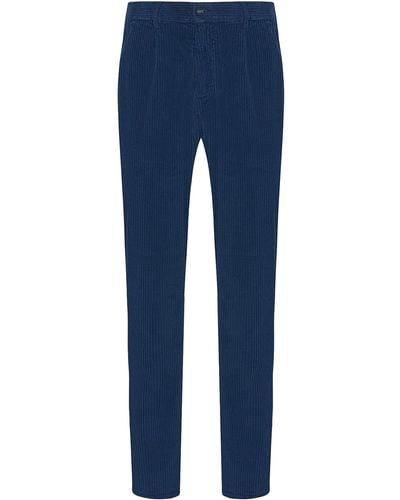 Kiton Pants Cotton - Blue