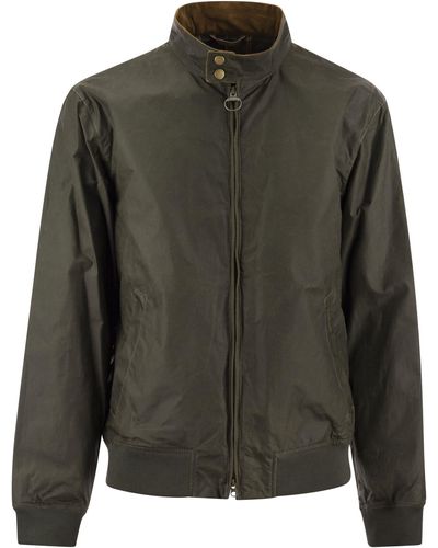 Barbour Royston - Lightweight Waxed Cotton Jacket - Green