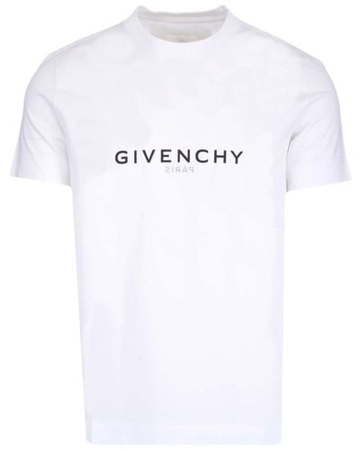 Givenchy White Paris Reverse T-shirt