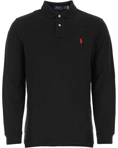 Black Ralph Lauren Polo shirts for Men | Lyst