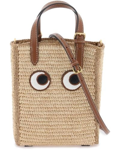 Anya Hindmarch Eyes N/s Mini Tote Bag - Natural