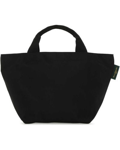 Herve Chapelier Canvas Handbag - Black