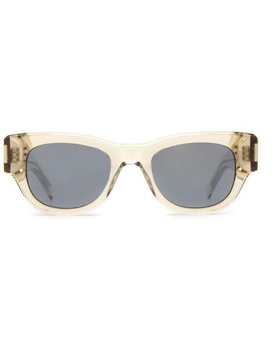 Saint Laurent Sl 573 Beige Sunglasses - White