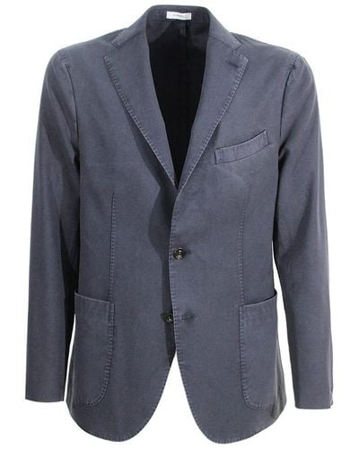 Boglioli Single-breasted Jacket - Blue