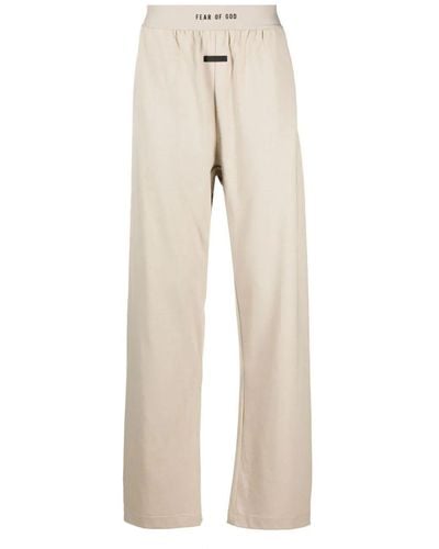 Fear Of God Cement Cotton Lounge Trousers - Natural
