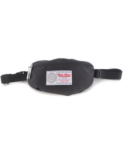 Gcds Marsupio Mini Pouch In Tela Di Nylon - Black