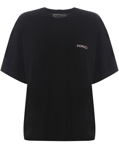 Fiorucci T-Shirt Made Of Cotton - Black