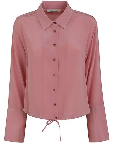Liviana Conti Elastic Bottom Shirt - Pink