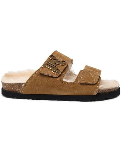 Palm Angels 'comfy' Slippers - Brown