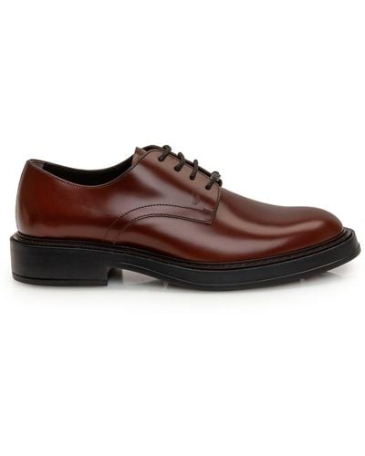 Tod's Laced Derby Passal - Brown