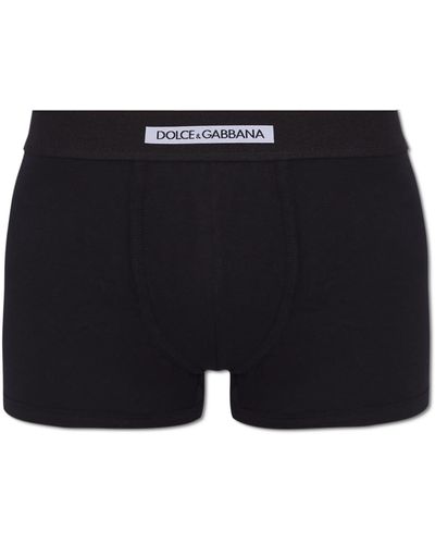 Dolce & Gabbana Boxers With Logo - Blue